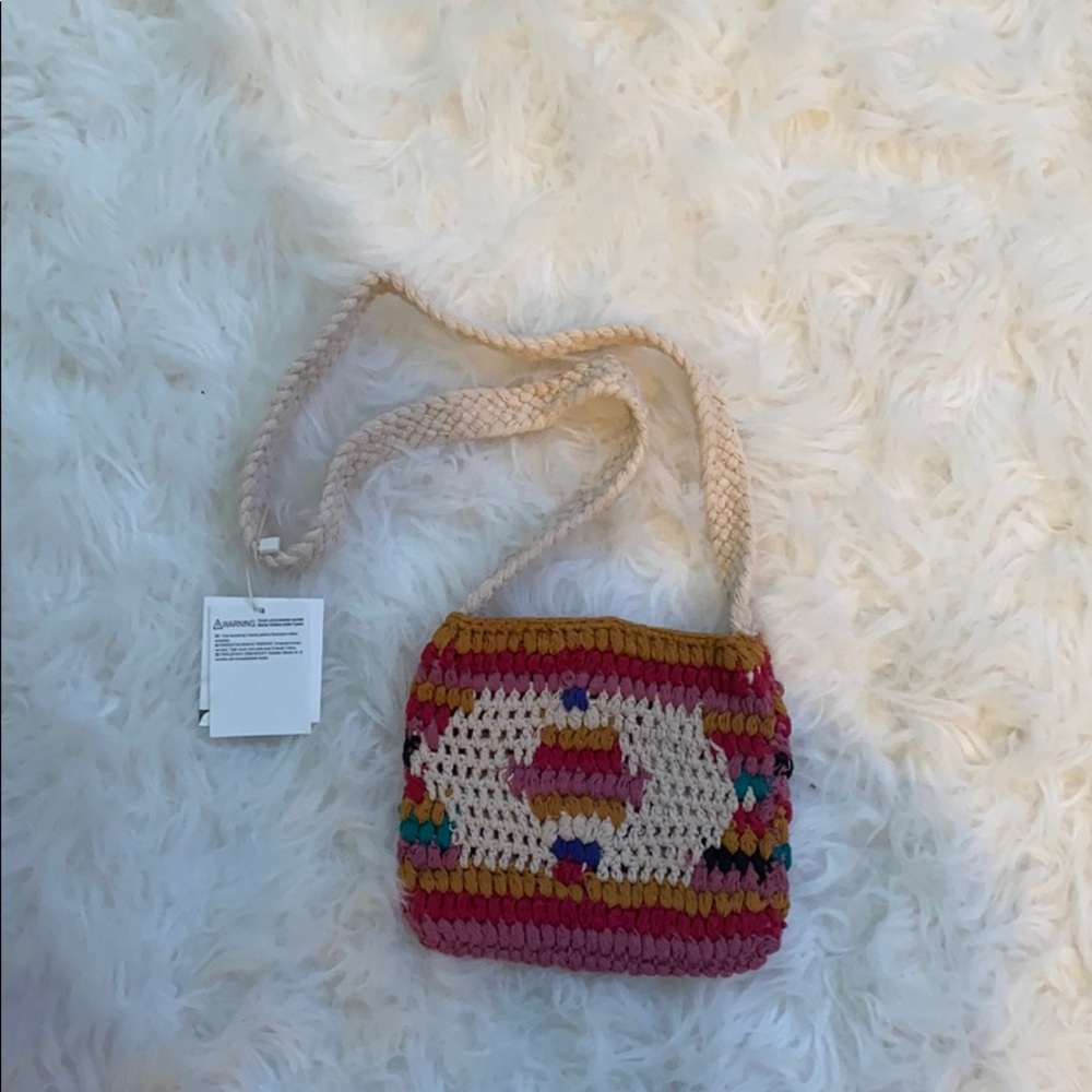 Woven Patterned Crossbody bag
